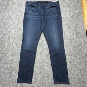 Jen7 by 7 For All Mankind Slim Straight Jeans Indigo Dark Wash 18 GS0890913A